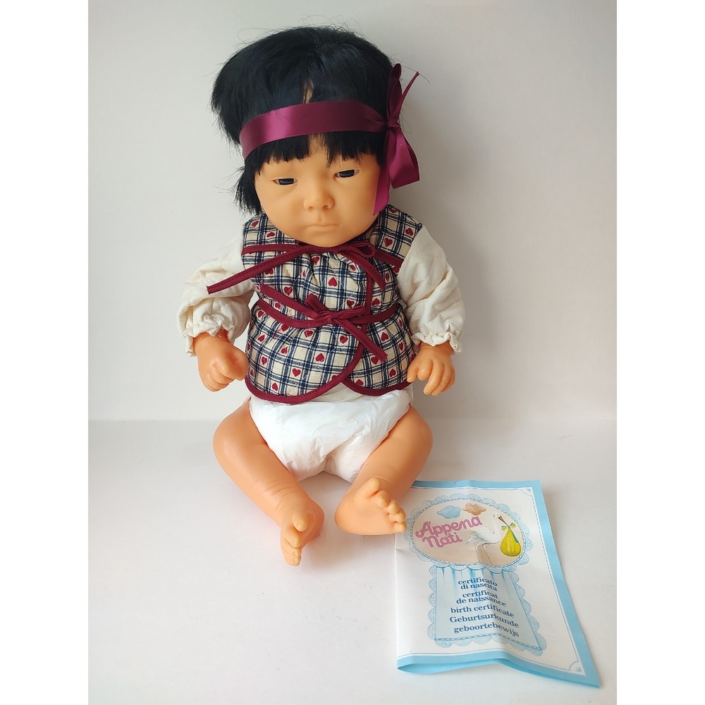 Vintage Furga Appena Nati doll baby 17"